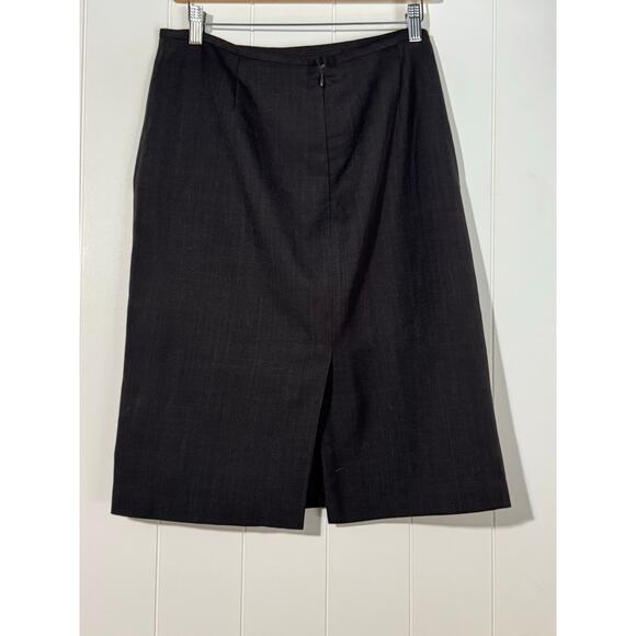 Isabella Suits · Black Ruffle Midi Skirt · Size 12 · Career · Coquette Aesthetic - Picture 4 of 8